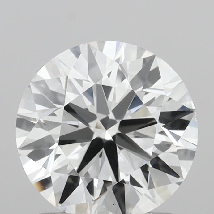 1.17 Carat Round Shaped, Ideal Cut, D Color, VS2 Clarity, IGI Certified Lab Grown Diamond