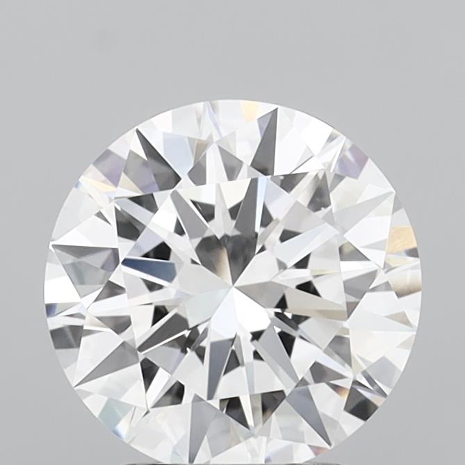 2.43 Carat Round Shaped, Ideal Cut, D Color, VS1 Clarity, IGI Certified Lab Grown Diamond