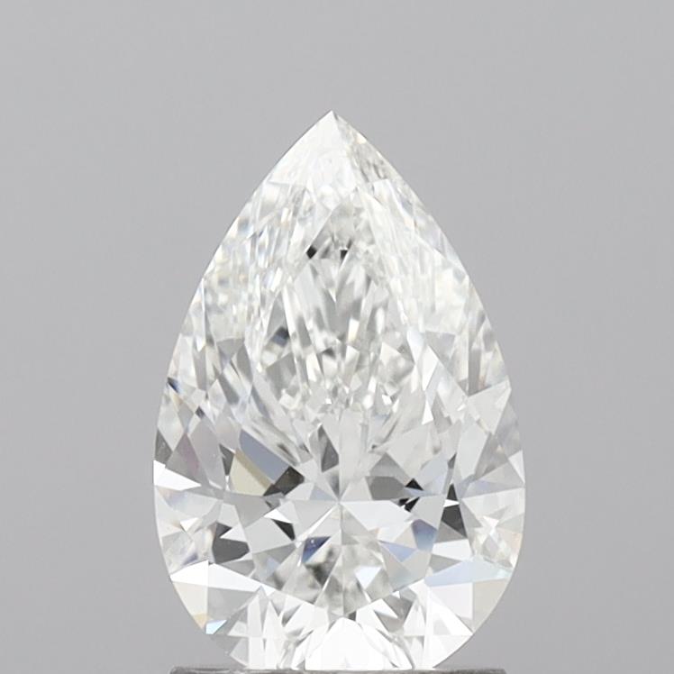 1.64 Carat Pear Shaped, Ideal Cut, F Color, VVS2 Clarity, IGI Certified Lab Grown Diamond
