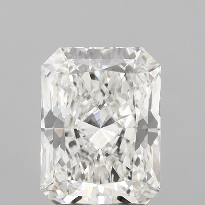2.09 Carat Radiant Shaped, Ideal Cut, G Color, VVS2 Clarity, IGI Certified Lab Grown Diamond