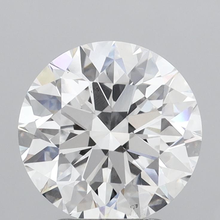 3.03 Carat Round Shaped, Ideal Cut, E Color, VS2 Clarity, IGI Certified Lab Grown Diamond