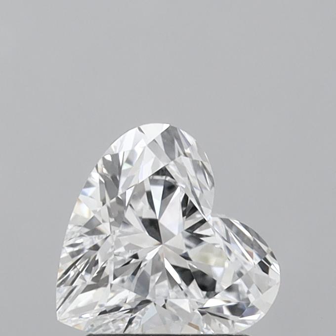 1.33 Carat Heart Shaped, Ideal Cut, E Color, VVS2 Clarity, IGI Certified Lab Grown Diamond