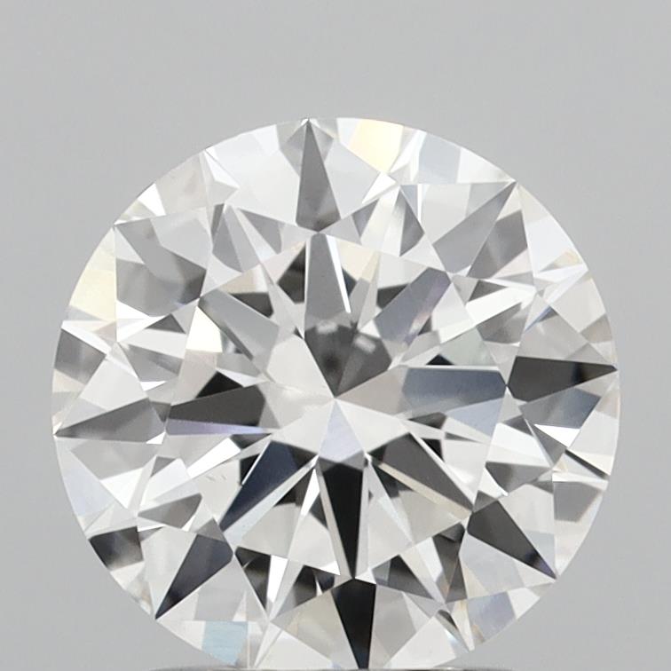 2.01 Carat Round Shaped, Excellent Cut, F Color, VS1 Clarity, IGI Certified Lab Grown Diamond