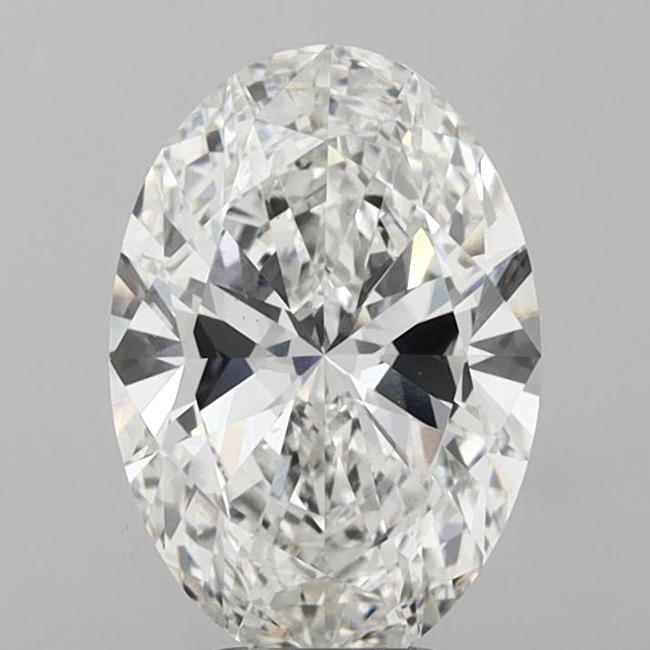 5.04 Carat Oval Shaped, Excellent Cut, F Color, VS1 Clarity, IGI Certified Lab Grown Diamond