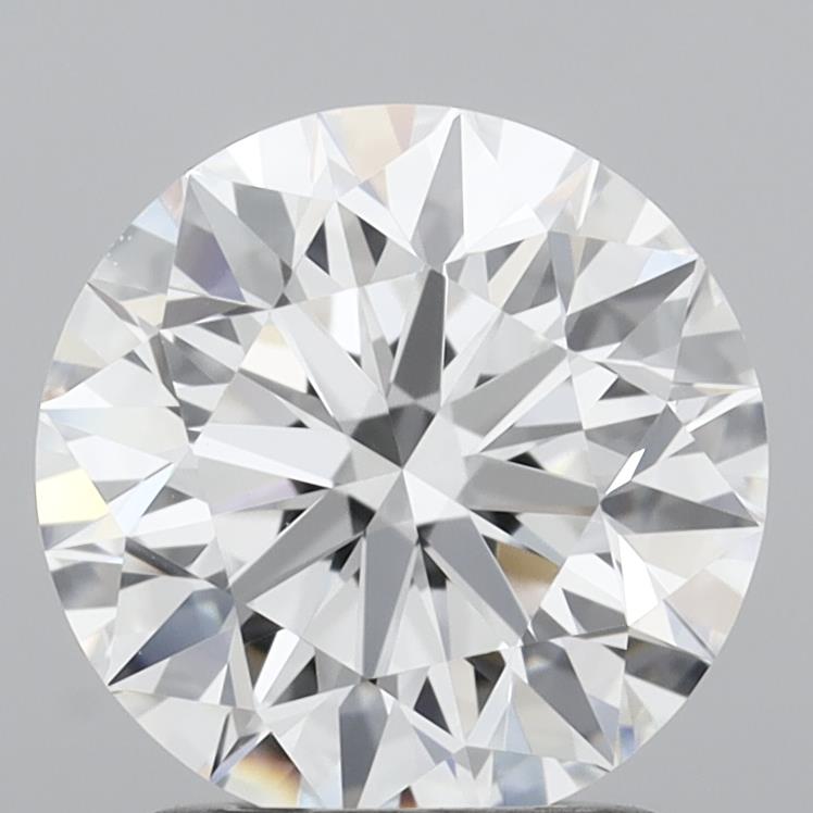 1.70 Carat Round Shaped, Excellent Cut, D Color, VVS1 Clarity, IGI Certified Lab Grown Diamond