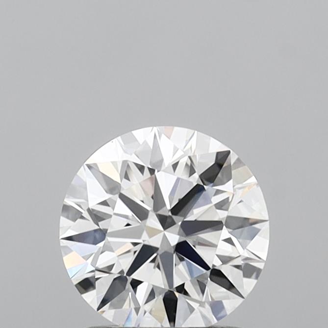1.23 Carat Round Shaped, Ideal Cut, D Color, VVS2 Clarity, IGI Certified Lab Grown Diamond