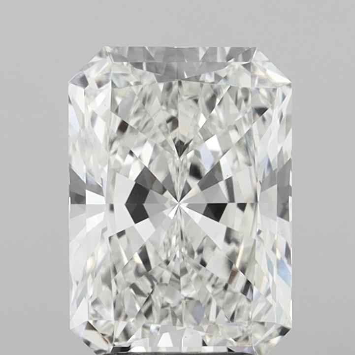 3.06 Carat Radiant Shaped, Ideal Cut, F Color, VVS2 Clarity, IGI Certified Lab Grown Diamond