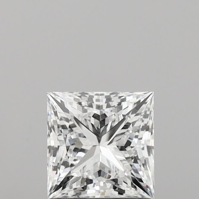 1.26 Carat Princess Shaped, Ideal Cut, D Color, VS1 Clarity, IGI Certified Lab Grown Diamond