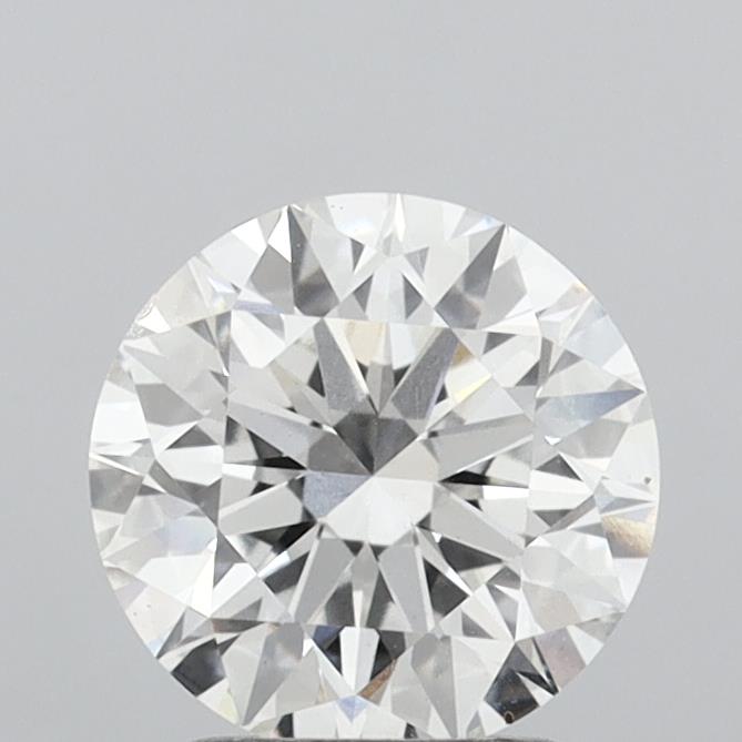 2.02 Carat Round Shaped, Ideal Cut, G Color, VS1 Clarity, IGI Certified Lab Grown Diamond