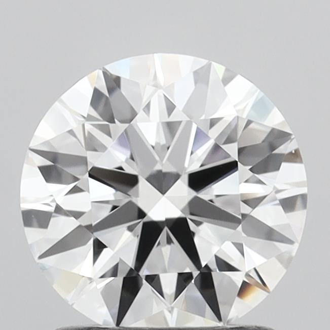 1.27 Carat Round Shaped, Ideal Cut, D Color, VVS2 Clarity, IGI Certified Lab Grown Diamond