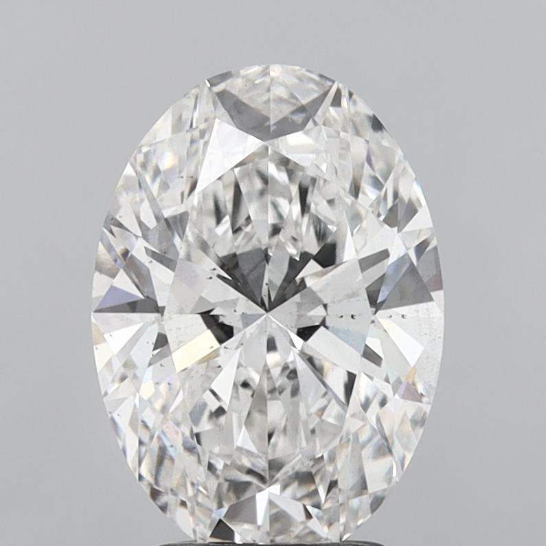 3.04 Carat Oval Shaped, Ideal Cut, F Color, SI1 Clarity, IGI Certified Lab Grown Diamond