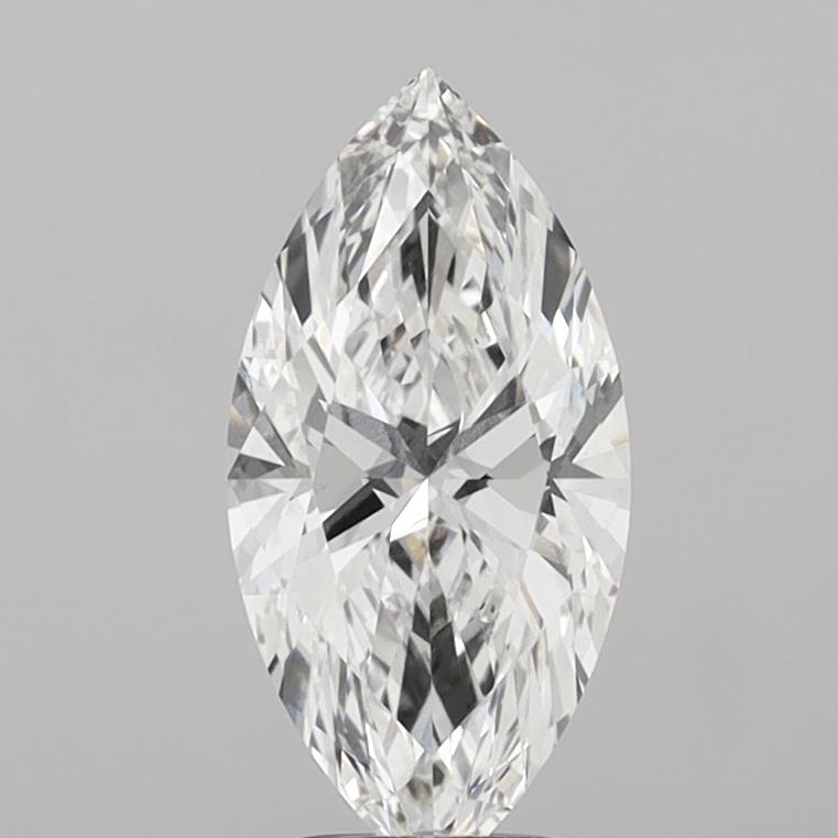 3.00 Carat Marquise Shaped, Ideal Cut, F Color, VS2 Clarity, IGI Certified Lab Grown Diamond
