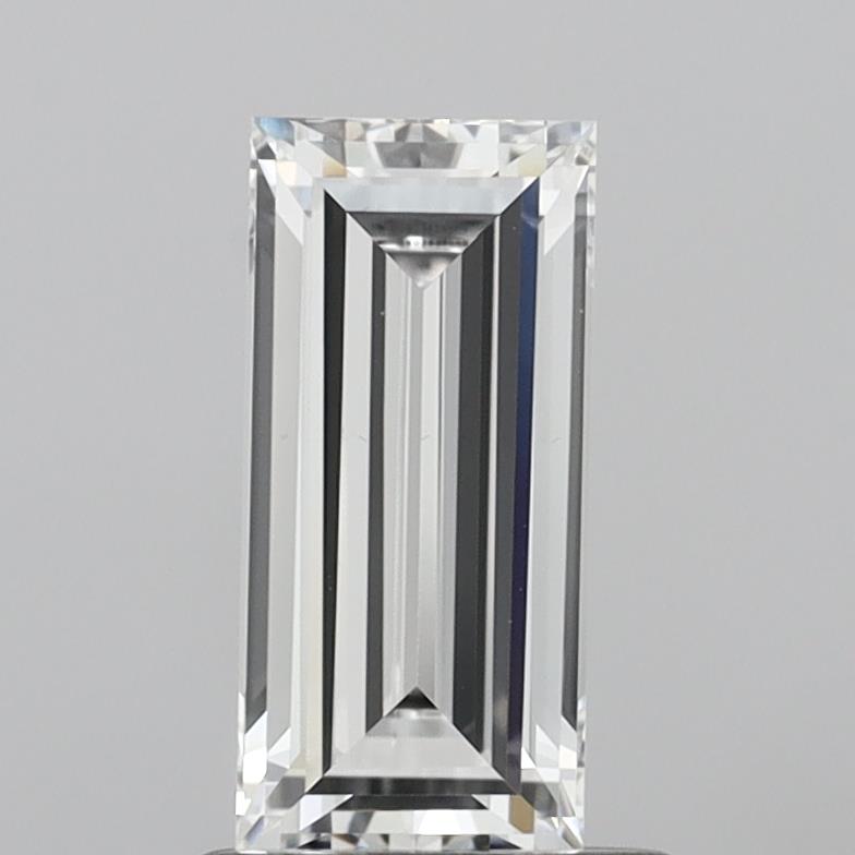 1.04 Carat Baguette Shaped, Very Good Cut, F Color, VVS2 Clarity, IGI Certified Lab Grown Diamond