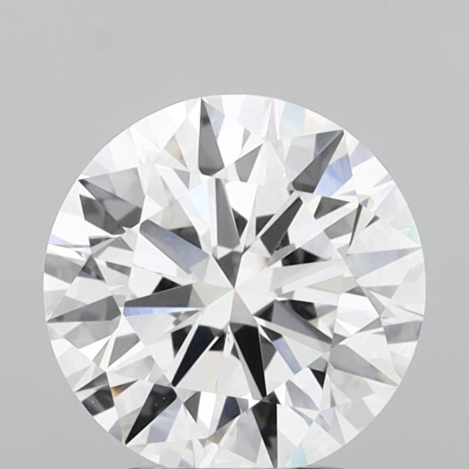 2.58 Carat Round Shaped, Ideal Cut, E Color, VS1 Clarity, IGI Certified Lab Grown Diamond
