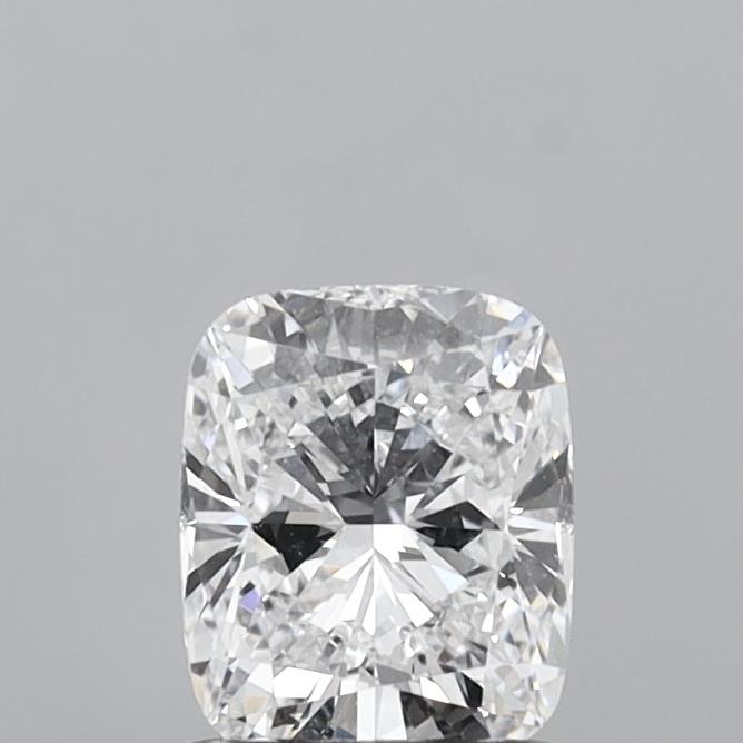 1.06 Carat Cushion Shaped, Ideal Cut, D Color, VVS2 Clarity, IGI Certified Lab Grown Diamond