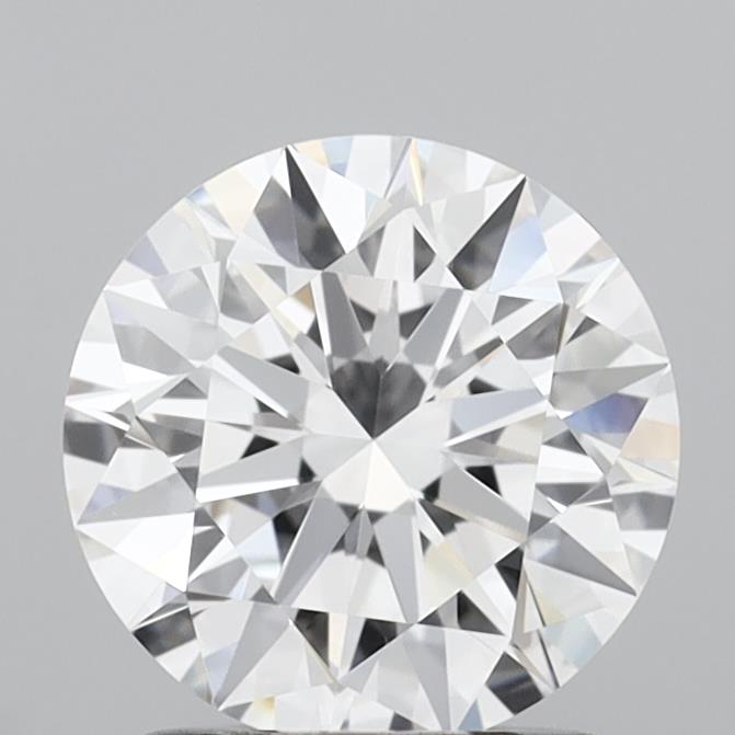 1.53 Carat Round Shaped, Ideal Cut, D Color, VVS1 Clarity, IGI Certified Lab Grown Diamond