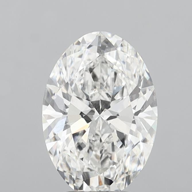 3.09 Carat Oval Shaped, Ideal Cut, E Color, VS1 Clarity, IGI Certified Lab Grown Diamond
