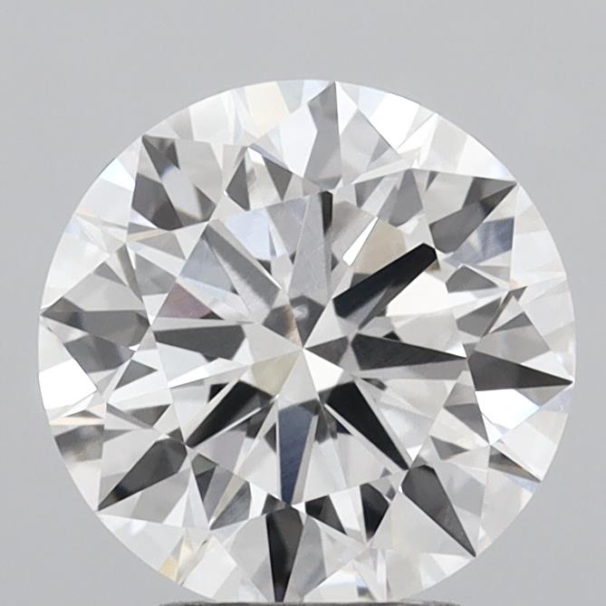 3.07 Carat Round Shaped, Ideal Cut, E Color, VVS2 Clarity, IGI Certified Lab Grown Diamond