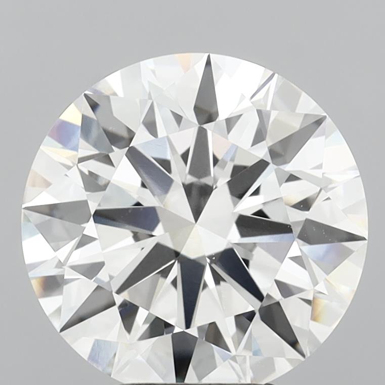 5.01 Carat Round Shaped, Ideal Cut, F Color, VVS1 Clarity, IGI Certified Lab Grown Diamond