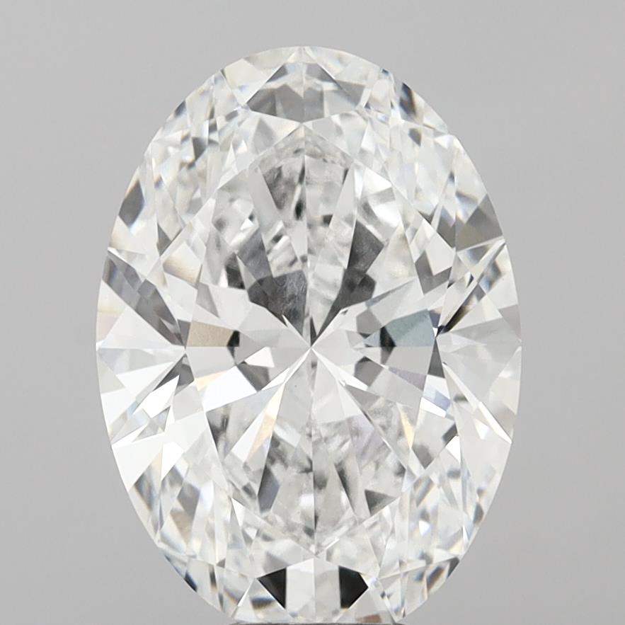 8.01 Carat Oval Shaped, Ideal Cut, E Color, VVS2 Clarity, IGI Certified Lab Grown Diamond