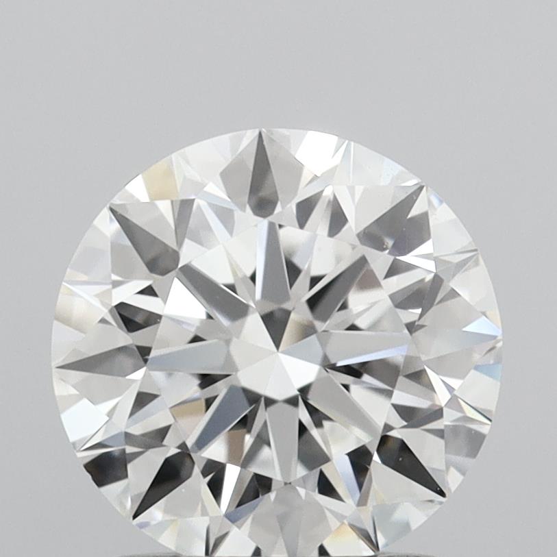 1.37 Carat Round Shaped, Ideal Cut, E Color, VVS2 Clarity, IGI Certified Lab Grown Diamond