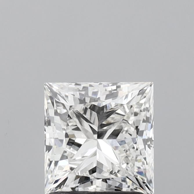 1.53 Carat Princess Shaped, Ideal Cut, G Color, VVS1 Clarity, IGI Certified Lab Grown Diamond