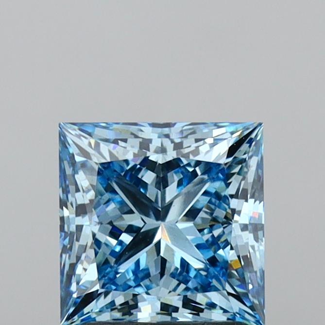 2.04 Carat Princess Shaped, Ideal Cut, VS2 Clarity, IGI Certified Lab Grown Diamond