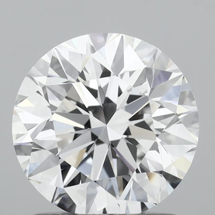 1.34 Carat Round Shaped, Excellent Cut, E Color, VS1 Clarity, IGI Certified Lab Grown Diamond