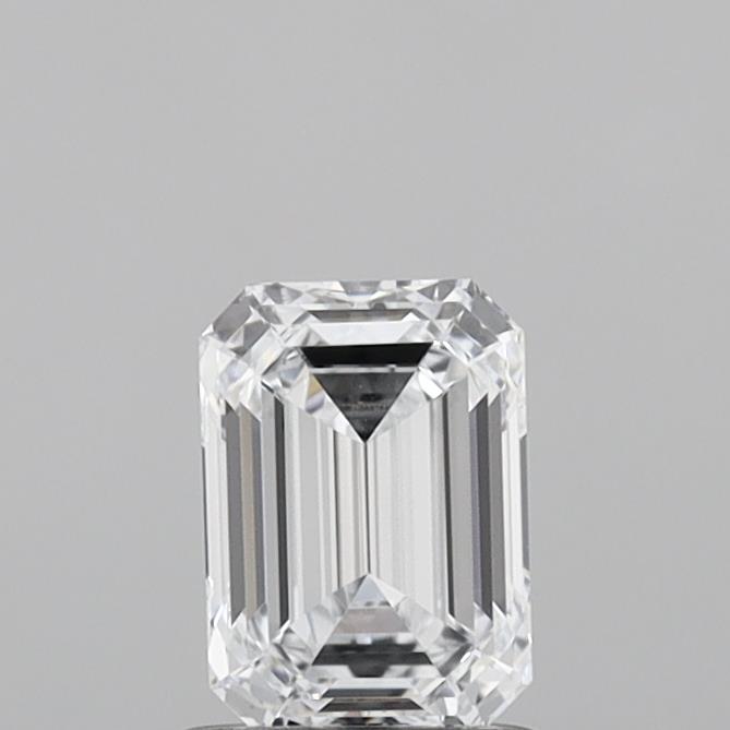 1.01 Carat Emerald Shaped, Ideal Cut, D Color, IF Clarity, IGI Certified Lab Grown Diamond