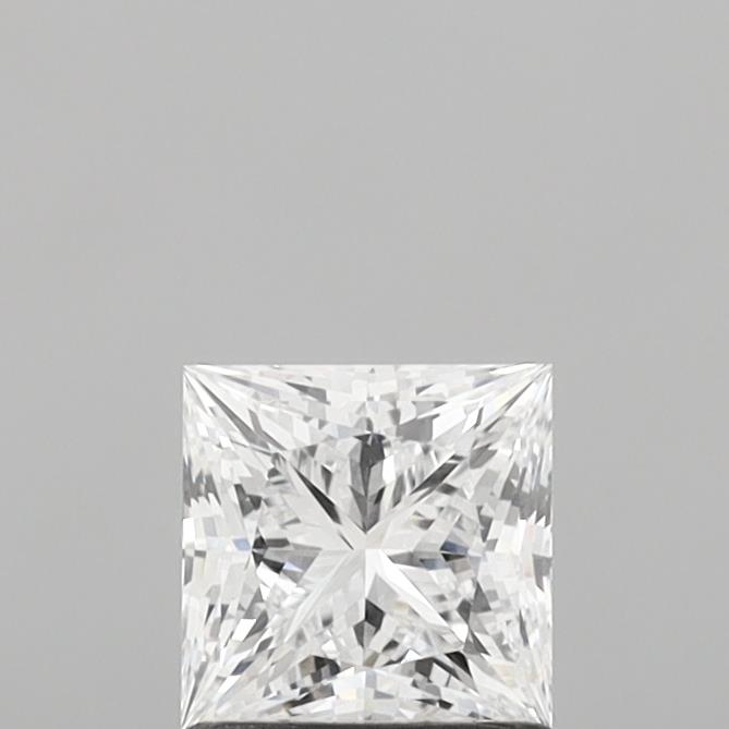 1.04 Carat Princess Shaped, Very Good Cut, D Color, VVS2 Clarity, IGI Certified Lab Grown Diamond