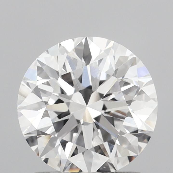 1.26 Carat Round Shaped, Very Good Cut, D Color, VVS2 Clarity, IGI Certified Lab Grown Diamond