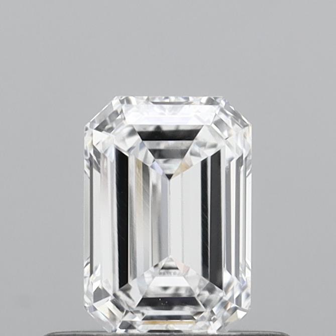 0.55 Carat Emerald Shaped, D Color, VS1 Clarity, IGI Certified Lab Grown Diamond