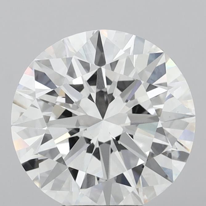 4.86 Carat Round Shaped, Excellent Cut, E Color, VVS2 Clarity, IGI Certified Lab Grown Diamond