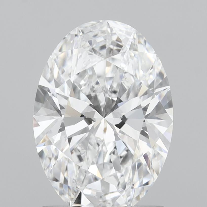 1.67 Carat Oval Shaped, Very Good Cut, D Color, VS1 Clarity, IGI Certified Lab Grown Diamond