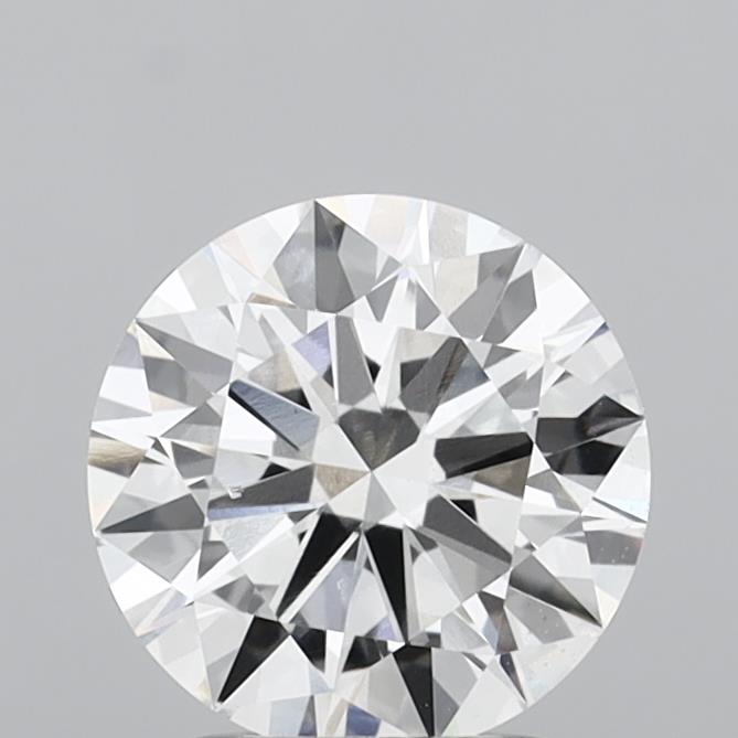 2.01 Carat Round Shaped, Excellent Cut, D Color, VS2 Clarity, IGI Certified Lab Grown Diamond