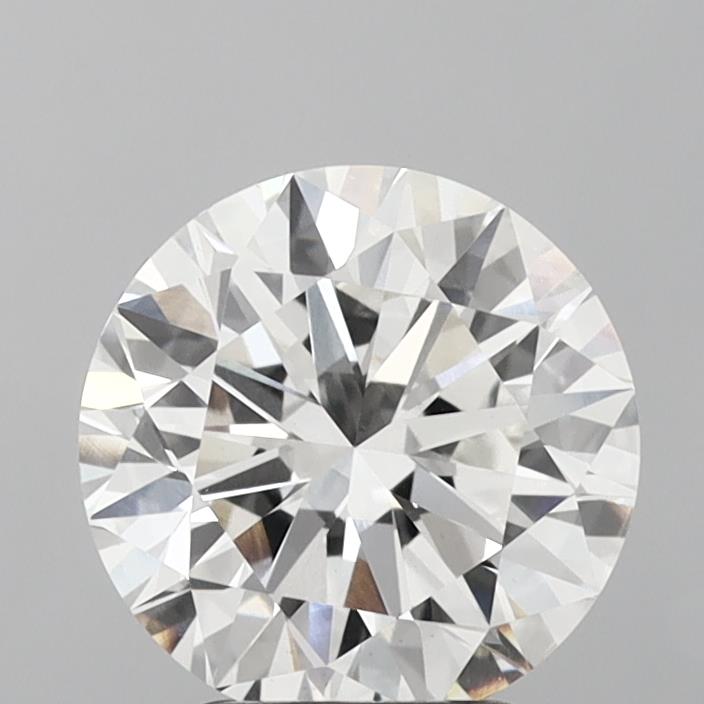 2.98 Carat Round Shaped, Excellent Cut, F Color, VVS2 Clarity, IGI Certified Lab Grown Diamond