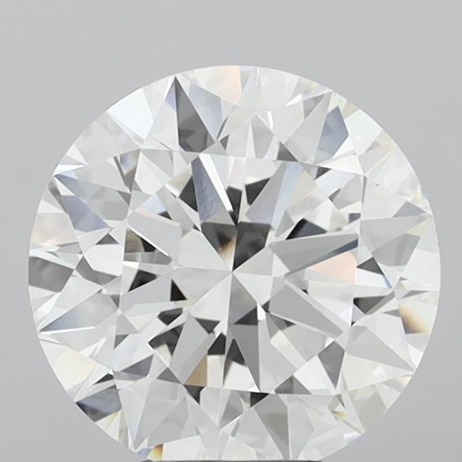 5.02 Carat Round Shaped, Ideal Cut, F Color, VVS2 Clarity, IGI Certified Lab Grown Diamond