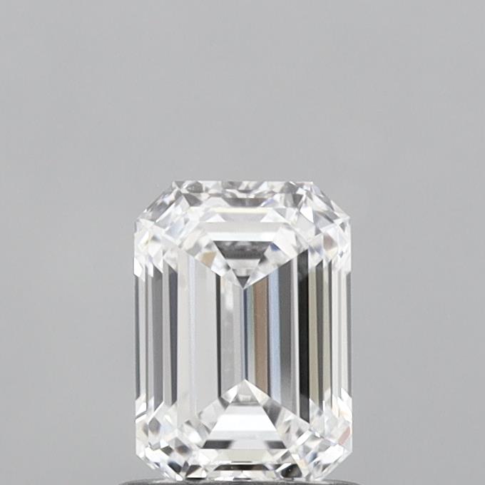 1.02 Carat Emerald Shaped, Ideal Cut, D Color, IF Clarity, IGI Certified Lab Grown Diamond