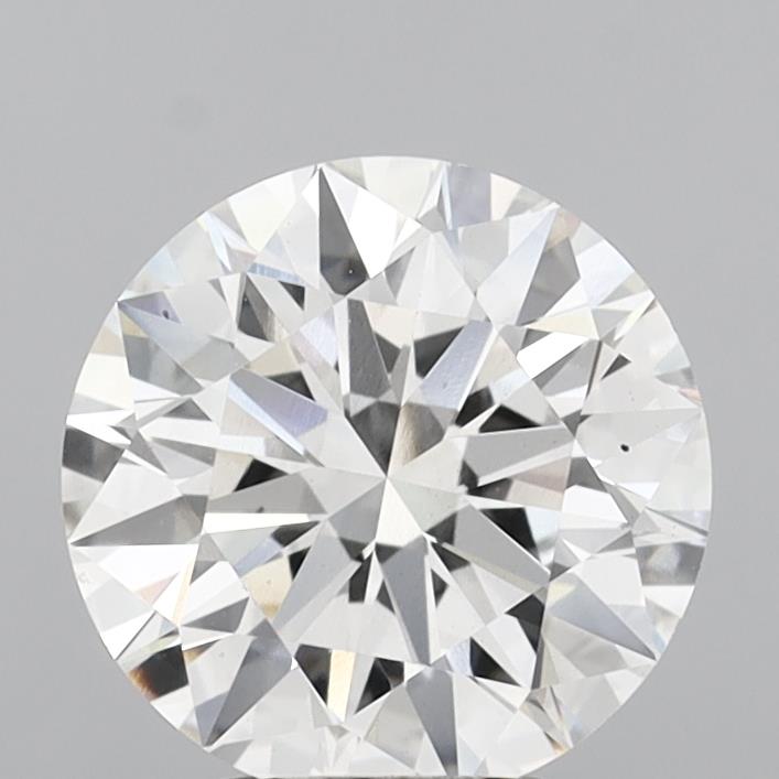3.09 Carat Round Shaped, Ideal Cut, E Color, VS1 Clarity, IGI Certified Lab Grown Diamond