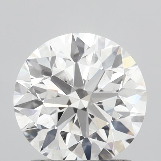 1.21 Carat Round Shaped, Excellent Cut, D Color, VVS2 Clarity, IGI Certified Lab Grown Diamond