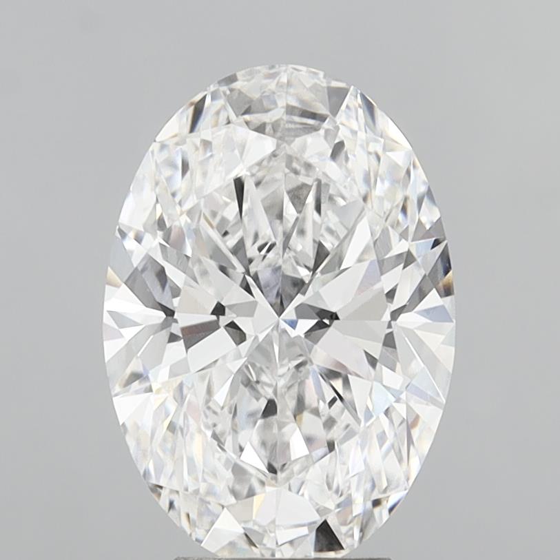 5.10 Carat Oval Shaped, Ideal Cut, D Color, VVS2 Clarity, IGI Certified Lab Grown Diamond