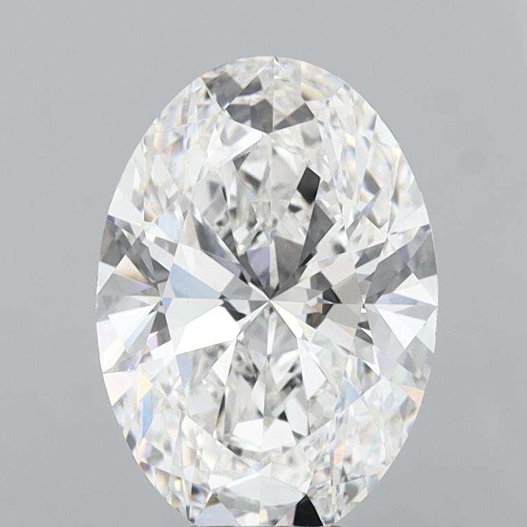6.02 Carat Oval Shaped, Ideal Cut, E Color, VS1 Clarity, IGI Certified Lab Grown Diamond