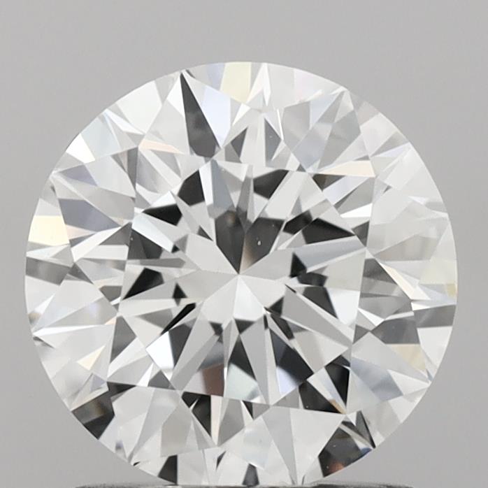 1.35 Carat Round Shaped, Excellent Cut, D Color, VVS2 Clarity, IGI Certified Lab Grown Diamond
