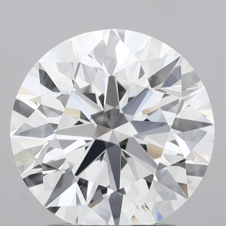 1.91 Carat Round Shaped, Ideal Cut, D Color, VVS2 Clarity, IGI Certified Lab Grown Diamond