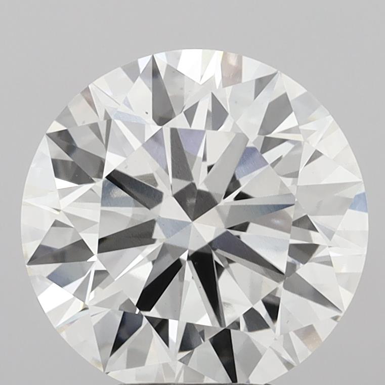 5.07 Carat Round Shaped, Ideal Cut, F Color, VS1 Clarity, IGI Certified Lab Grown Diamond