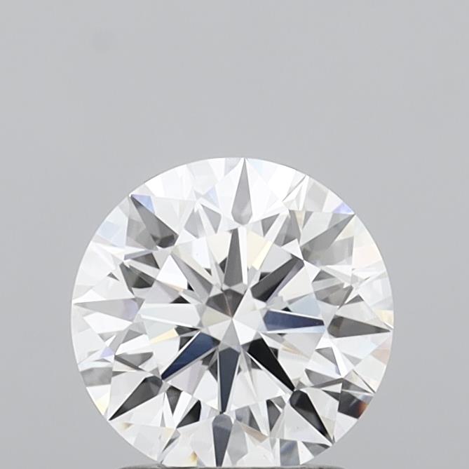 1.55 Carat Round Shaped, Ideal Cut, D Color, VVS2 Clarity, IGI Certified Lab Grown Diamond
