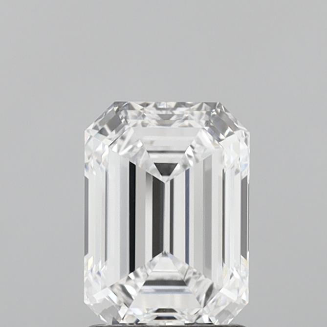 1.49 Carat Emerald Shaped, Excellent Cut, D Color, VVS1 Clarity, IGI Certified Lab Grown Diamond