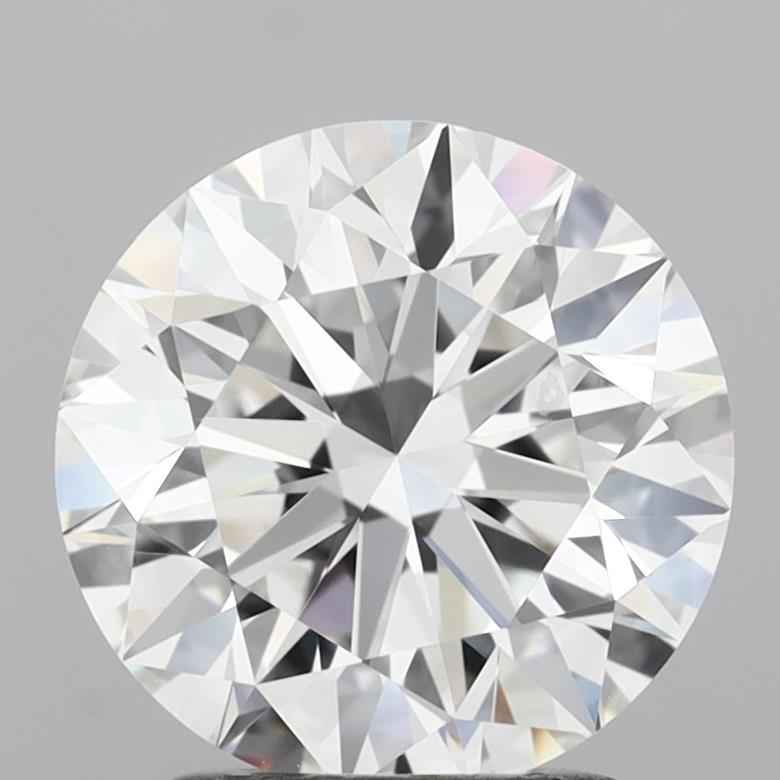 2.06 Carat Round Shaped, Excellent Cut, D Color, VVS1 Clarity, IGI Certified Lab Grown Diamond