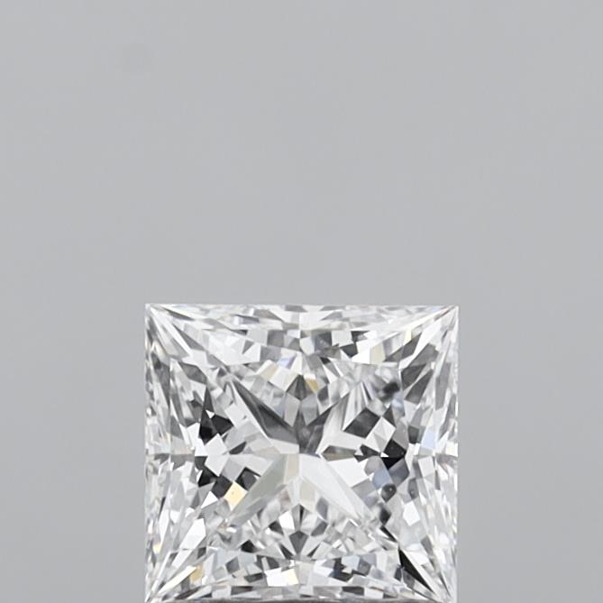 1.04 Carat Princess Shaped, Ideal Cut, D Color, VS1 Clarity, IGI Certified Lab Grown Diamond