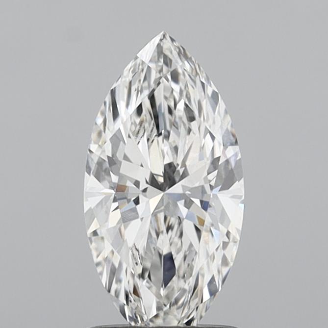 1.08 Carat Marquise Shaped, Ideal Cut, F Color, VVS2 Clarity, IGI Certified Lab Grown Diamond